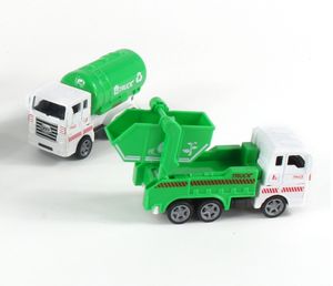 รถบรรทุกของเล่นแบบดึงกลับ ทำจากโลหะผสม รถบรรทุกขยะแบบมีแรงเสียดทาน รถบรรทุกจำลองแบบหล่อขึ้นรูป ของเล่นเด็กผู้ชาย - Product Image 6