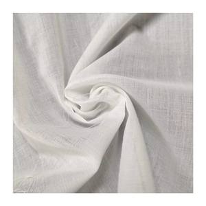 Vente en gros de <span class=keywords><strong>mousseline</strong></span> 100 coton popeline transparente tissu uni <span class=keywords><strong>pour</strong></span> chemise longue Voile blanchi poche doublure tissu 90*88 blanc - Product Image 2