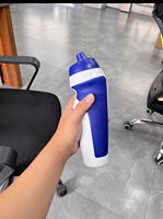 Personnalisé 650 ml Pas Cher En Plastique Portable Sports Gym Direct Potable Squeeze Bouteille Sans BPA Écologique En Plein Air Courir Tours
