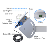 High Absorption Tilt Pyranometer ES-S228TA Solar Radiation Transmitter for Weather Station
