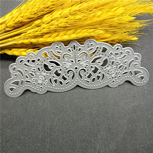 2024 nouveau personnalisé dentelle bord bordure métal matrices de dé<span class=keywords><strong>coupe</strong></span> découpé moule décoration Scrapbook papier artisanat couteau moule lame - Product Image 1