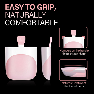 Puntas <span class=keywords><strong>de</strong></span> <span class=keywords><strong>Uñas</strong></span> Francesas Reutilizables para Pedicura - 150 <span class=keywords><strong>Uñas</strong></span> Postizas Blancas Francesas, Fáciles <span class=keywords><strong>de</strong></span> Aplicar, <span class=keywords><strong>Uñas</strong></span> Acrílicas a Presión - Product Image 3