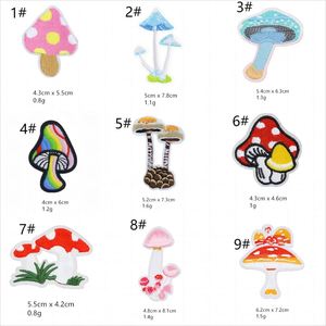 <b>Iron</b> on Embroidered Various Kawaii Mushroom Patches for Kids Clothes Bag - Product Image 2