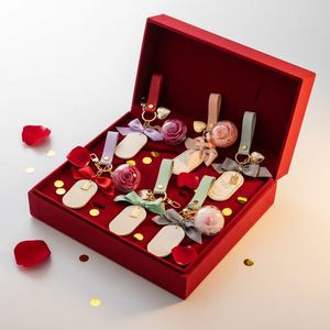 Llaveros Creativos con <span class=keywords><strong>Rosa</strong></span> Preservada, Colgante <span class=keywords><strong>de</strong></span> Flor Eterna, Regalo para Bolso, Bolso <span class=keywords><strong>de</strong></span> Mano o Mochila - Product Image 3