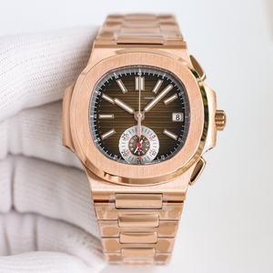 Reloj de Pulsera para Hombre Pateks, Automático, Mecánico, Luminoso, con Cristal de Zafiro, Correa de Cuero, de Alta Calidad, Lujoso, con Puntero Philippe - Product Image 2