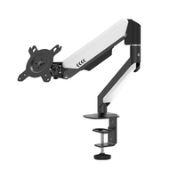 Support d'ordinateur ergonomique à suspension mécanique avec angle d'inclinaison réglable, support d'écran à bras unique