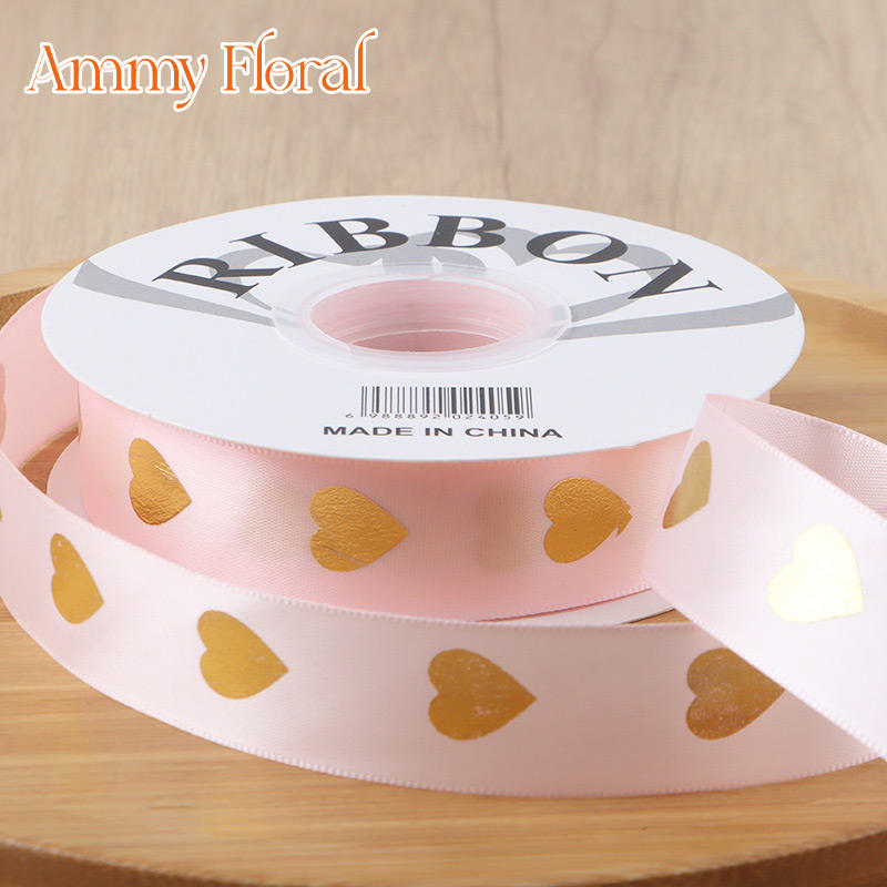 สีชมพู (2.5ซม.36หลา/ม้วน)