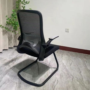 Chaises de bureau ergonomiques pour personnel, dossier moyen, entièrement en tissu - Product Image 3