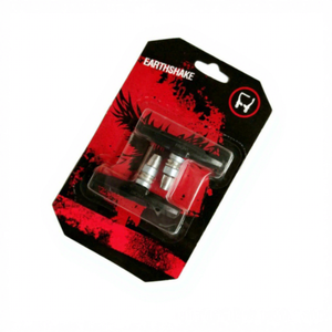 Plaquettes de frein Earthshake V-Brake noires en aluminium forgé pour VTT, blocs de frein durables, modèle ES, mécaniques - Product Image 1