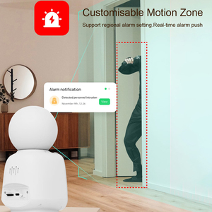 SIXWGH dua arah 1080P 2MP kamera Video HD pelacak gerakan keamanan rumah visi malam penyimpanan Cloud panggilan instan untuk Hotel RV - Product Image 6