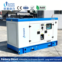 Groupe électrogène diesel triphasé Perkis 250 kVA silencieux 220 V/380 V 50 Hz 1500 tr/min pour moteur refroidi par eau, alternateur Stamford, automatique