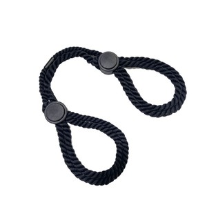 Esposas ajustables de cuerda de algodón, juguetes de bondage y sujeción con hebillas prácticas para juegos eróticos. - Product Image 4