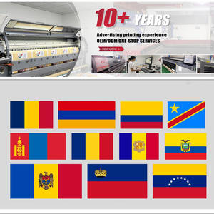 Suministro de fábrica Bandera Amarillo Negro Verde 3x5 pies Banderas etíopes con impresión digital Cualquier tamaño y logotipo Bandera Banners personalizados - Product Image 4