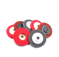 Meule abrasive de 4 pouces 100mm Tampons de polissage en tissu non tissé pour meuleuse d'angle Ébavurage Nettoyage Matt Polish