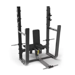 Commercial fitness equipment seated benches Barbell rack Weight Bench press Bench