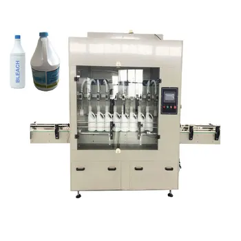 Automatic PLC Controlled Anti-corrosion Bleach acid chemical corrosive filling machine