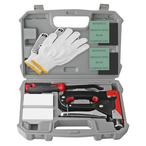 Juego de pistola de clavos 3 en 1 de alta resistencia, pistola de clavos recta, pistola de clavos para carpintería, pistola de clavos manual para carpintería - Product Image 1