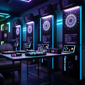 Máquina de Dardos para Bares y Clubes, Pantalla LCD HD, Máquina de Dardos Play City Entertainment, Máquina de Juego que Funciona con Monedas - Product Image 6