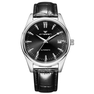 Relojes de Lujo de Alta Calidad Personalizados, Nuevo Diseño, Correa de Cuero y Acero Inoxidable, Movimiento de Cuarzo, Cristal con Manecillas para Hombre - Product Image 5