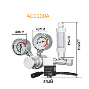 DEM AC0100A ayarlanabilir DC Solenoid büyük çift ölçer tek kabarcık sayacı <span class=keywords><strong>Co2</strong></span> akvaryum regülatörü - Product Image 2