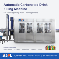 Ligne de production automatique de remplissage de sodas 10000-14000 BPH pour sodas aromatisés au cola et eaux gazeuses