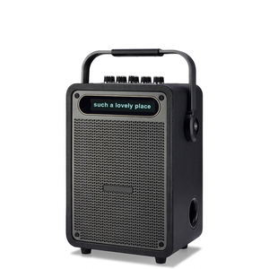 Portable Party Led Display Party Big Square Loudspeaker Karaoke USB Blue Tooth Wireless Mic KTV <b>Speaker</b> With Remote Control - Product Image 1