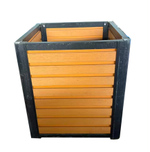 Pots et jardinières en plastique carrés, grands et modernes, personnalisables - Product Image 3