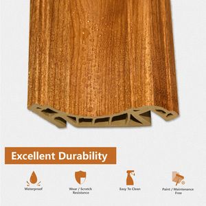 Moulures de plafond en mousse de polyuréthane de style européen en gros, moulures de plafond en PU plates pour la conception de corniches de plafond - Product Image 2