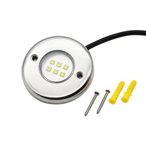 ไฟ<span class=keywords><strong>สระ</strong></span>ว่าย<span class=keywords><strong>น้ำ</strong></span>แบบแบนควบคุมด้วยรีโมทสี RGB ขนาดเส้นผ่านศูนย์กลาง 10 มม. หลอดไฟ LED ใต้น้ำ วัสดุ SS316L ใช้ไฟ <span class=keywords><strong>AV</strong></span>/DC 12V ไฟสปา เติมด้วยอีพ็อกซี่เรซิ่น - Product Image 1