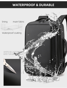 Custom Anti Theft Password Backpack Usb Charger Waterproof Computer Business <b>Laptops</b> <b>Bags</b> <b>Men</b> Backpack - Product Image 3