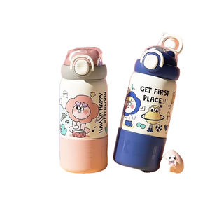 Vaso Infantil Aislado de Acero Inoxidable 316 con Medidor de Temperatura, Correa Portátil para la Escuela, Doble Pared, para Niños y Niñas de Jardín de Infancia - Product Image 2