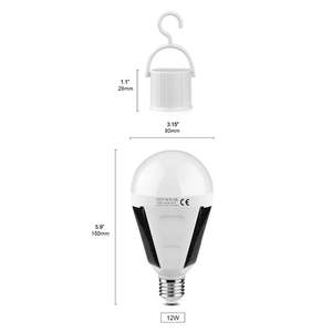 <span class=keywords><strong>Bombillas</strong></span> LED Solares para Exteriores, Impermeables, Portátiles, Recargables, <span class=keywords><strong>de</strong></span> 12w - Product Image 2