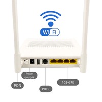 HG 8546M ONU GPON/EPON/XPON FTTH FTTB FTTX 1GE + 3FE + 1Tel + USB + WiFi Engelse firmware