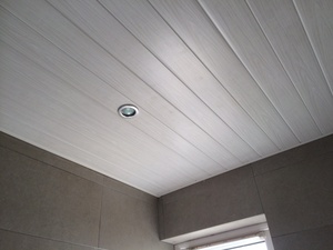 Không Thấm Nước Cách Âm <span class=keywords><strong>PVC</strong></span> Trang Trí Nội Thất Tấm Gỗ Hạt <span class=keywords><strong>PVC</strong></span> Trần Cho Nội Thất - Product Image 5