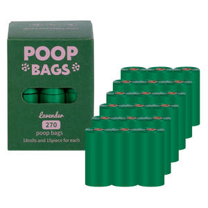 El nuevo dispensador de bolsas de basura para mascotas biodegradable respetuoso con el medio ambiente, bolsa de caca en caja con cabezal de tarjeta opp - Product Image 1