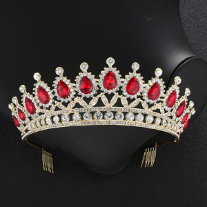 ใหม่ sapphire tiara เจ้าสาว crown big amazing มงกุฎแต่<span class=keywords><strong>ง</strong></span><span class=keywords><strong>ง</strong></span>านเจ้าสาว tiaras - Product Image 5