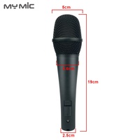 Microphone dynamique portatif filaire professionnel MY MIC S7 chant mike meilleur prix pour karaoké chant KTV performance en plein air