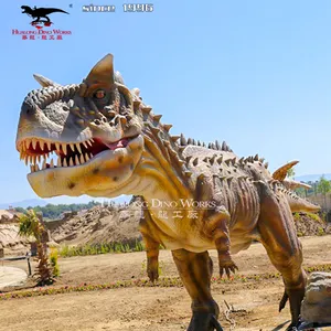 Высококачественная реалистичная модель динозавра в тематическом парке