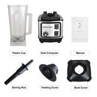 Ventes d'usine - Mixeur et broyeur 2-en-1 en acier inoxydable 2,5 L pour cuisine, électrique, robuste, Silver Crest