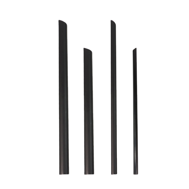 Custom Printed Logo Disposable Thick Paper Straws Independently Packaged for Juice Smoothie Bubble Milk Tea Beverages Made China