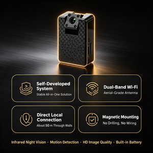 กล้องวงจรปิดไร้สาย S6 Mini ความละเอียด 1MP 130 °   เลนส์หมุนได้มุมกว้าง การตรวจจับการเคลื่อนไหวในเวลากลางคืน - Product Image 2