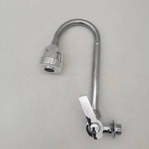 Hiện Đại Duy nhất-xử Lý Phổ tường-mount bếp Vòi nước nóng/lạnh cho bồn rửa hoặc ban công lỗ duy nhất van gốm - Product Image 4