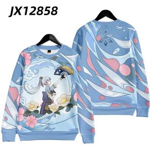 เสื้อฮู้ดลายการ์ตูน Xiao Furina Neuvillete สำหรับคอสเพลย์ ขายส่งแบบใหม่ สำหรับผู้ชาย ผู้หญิง และเด็ก - Product Image 5