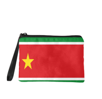 Porte-monnaie avec drapeau de la Barbade, pochette à fermeture éclair, organisateur compact, porte-billets, rangement pour cartes, accessoire cadeau, pour le transport quotidien