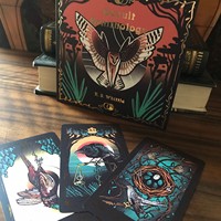 Impression personnalisée de votre propre design, vente en gros de jeux de cartes Oracle, cartes de tarot originales avec guide, couleur pleine et dorure à chaud, papier PVC