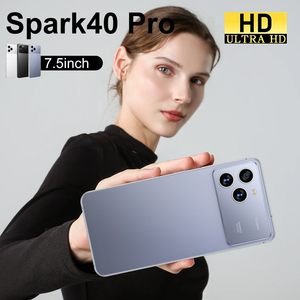 Smartphone Android 15 Spark40 Pro haute performance en gros, écran HD de 7,5 pouces, grand stockage 16 Go + 1 To, double carte SIM en veille - Product Image 2