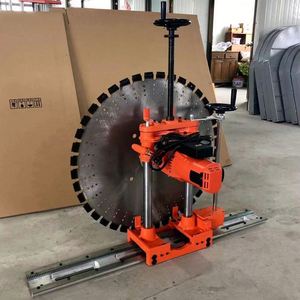 Machine de découpe de murs en béton hydraulique pour la construction, type rail automatique, machine à rainurer le ciment haute puissance - Product Image 3