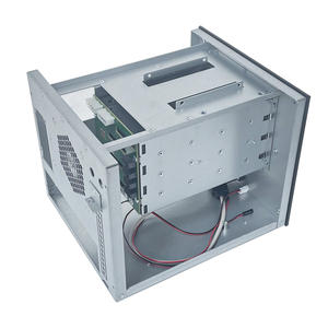 Vente chaude 4 Position de disque <span class=keywords><strong>NAS</strong></span> Enterprise Network Storage Server <span class=keywords><strong>DIY</strong></span> Black Qunhui Chassis Flex Power ITX - Product Image 5