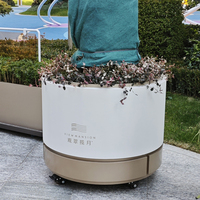 Pots de fleurs en métal pour jardin, vente en gros, adaptés à une utilisation dans les rues, dans les hôtels et les appartements ; personnalisation, boîte à fleurs
