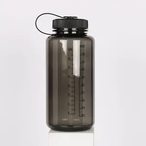 कस्टम स्पष्ट पीने के साथ पुन: प्रयोज्य जिम Waterbottle यात्रा खेल प्लास्टिक Nalgene पानी की बोतलें लोगो